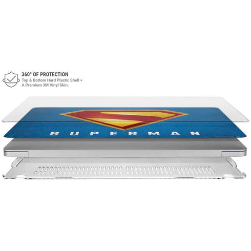 Superman 2025 Classic Superman Shield Emblem MacBook Air 15in (2023-2025) Case plus Skin